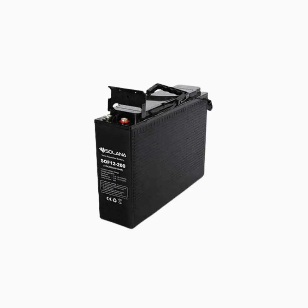 Solana Battery Front Terminal 200AH 12 Volt