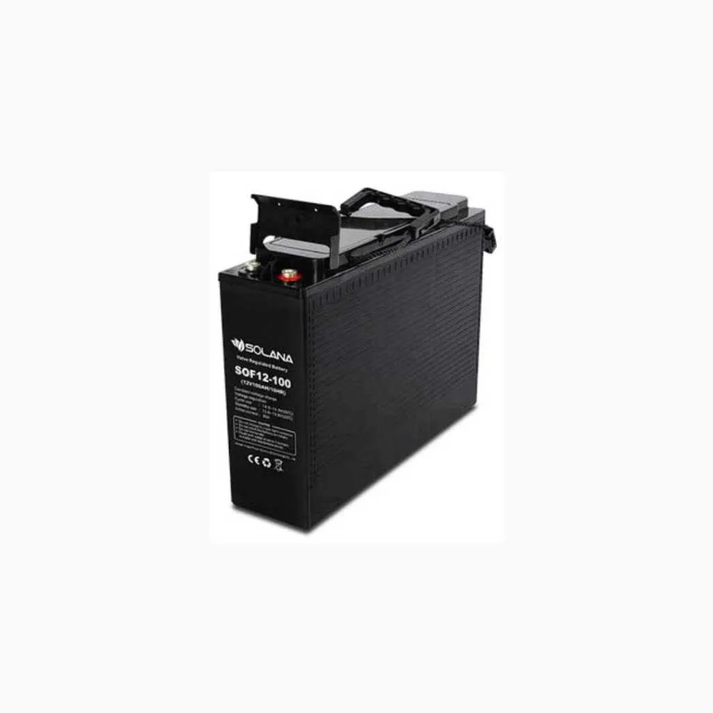 Solana Battery Front Terminal 100AH 12 Volt