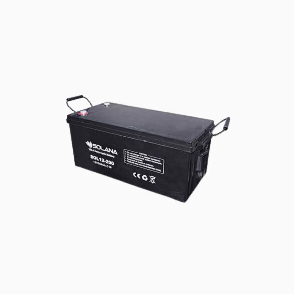 Solana Battery VRLA 200AH C10 12 Volt