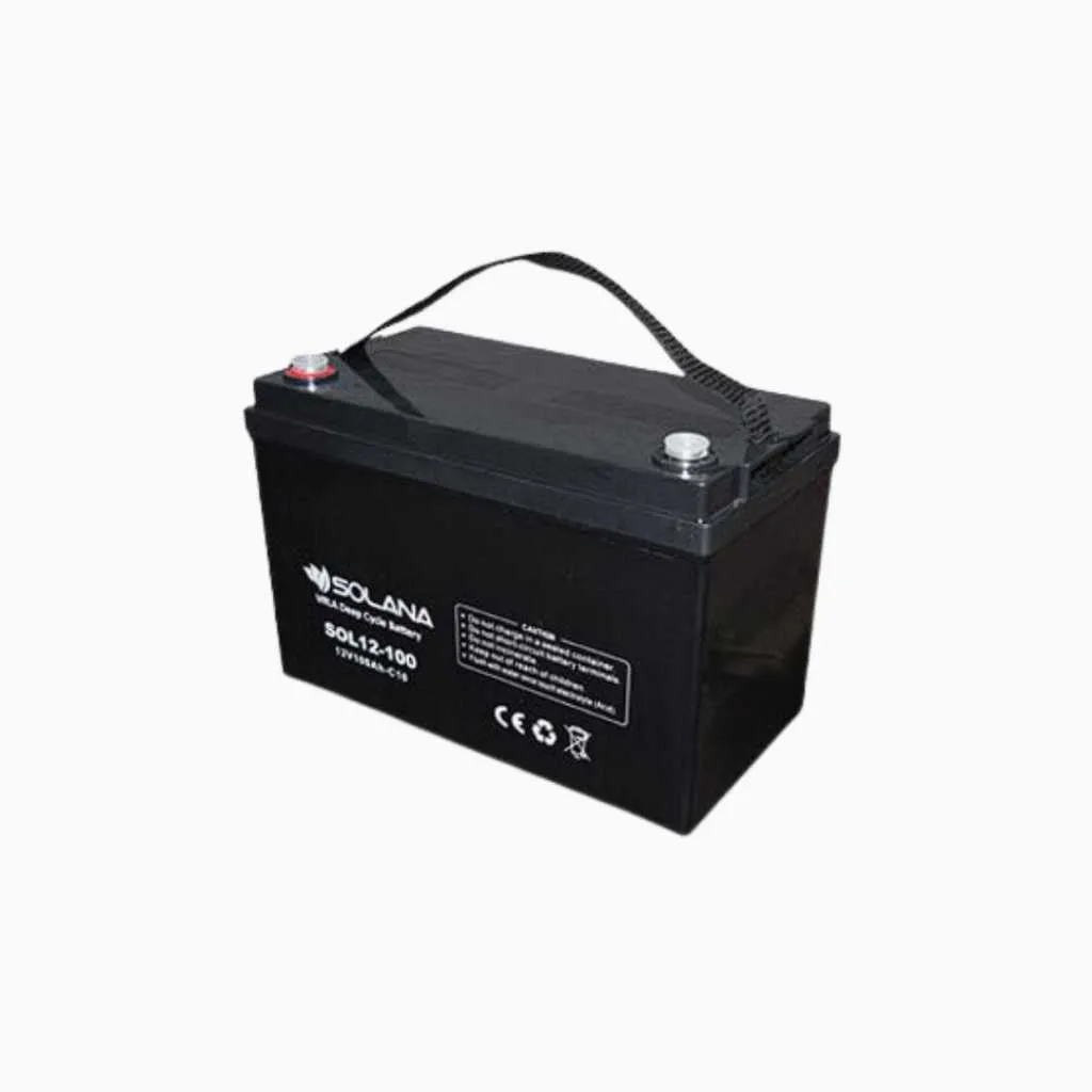Solana Battery VRLA 100AH C10 12 Volt